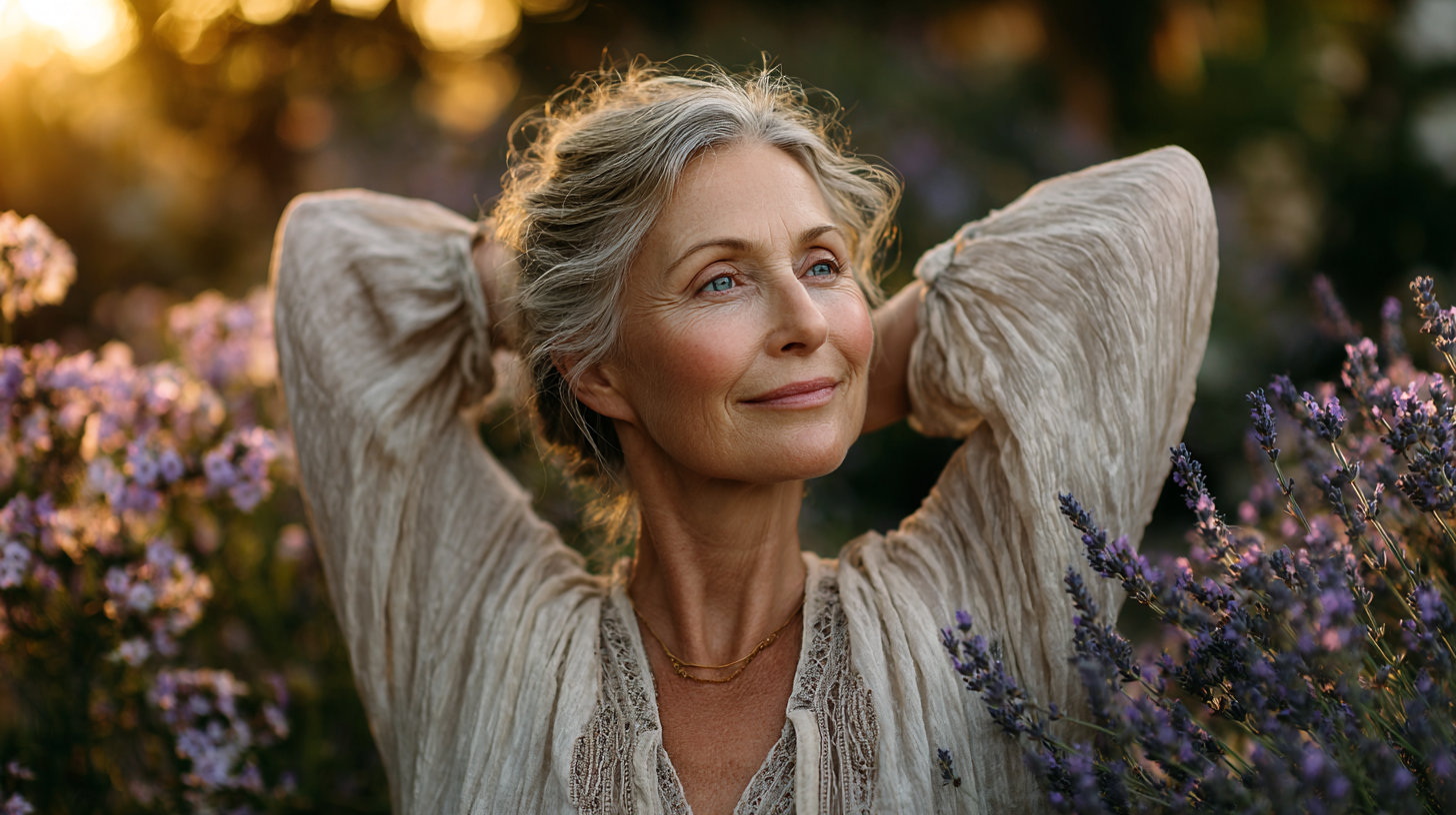 Група старших людей займається йогою в спокійній атмосфері